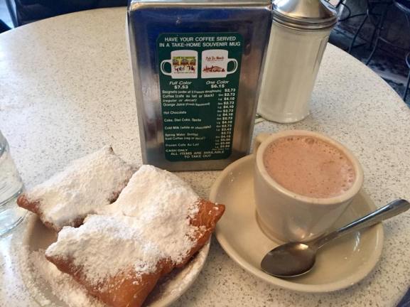 Breakfast of Champions - Beignets at Cafe Du Monde