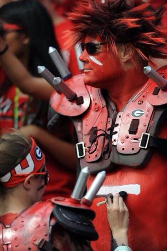 Mark Fox at UGA vs LSU 2013